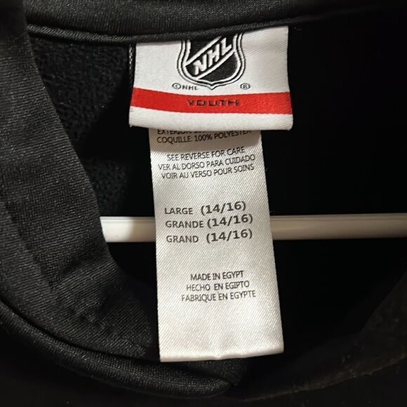Pittsburgh Penquins NHL Hockey boys hooded sweatshirt size 14/16. - Picture 3 of 6